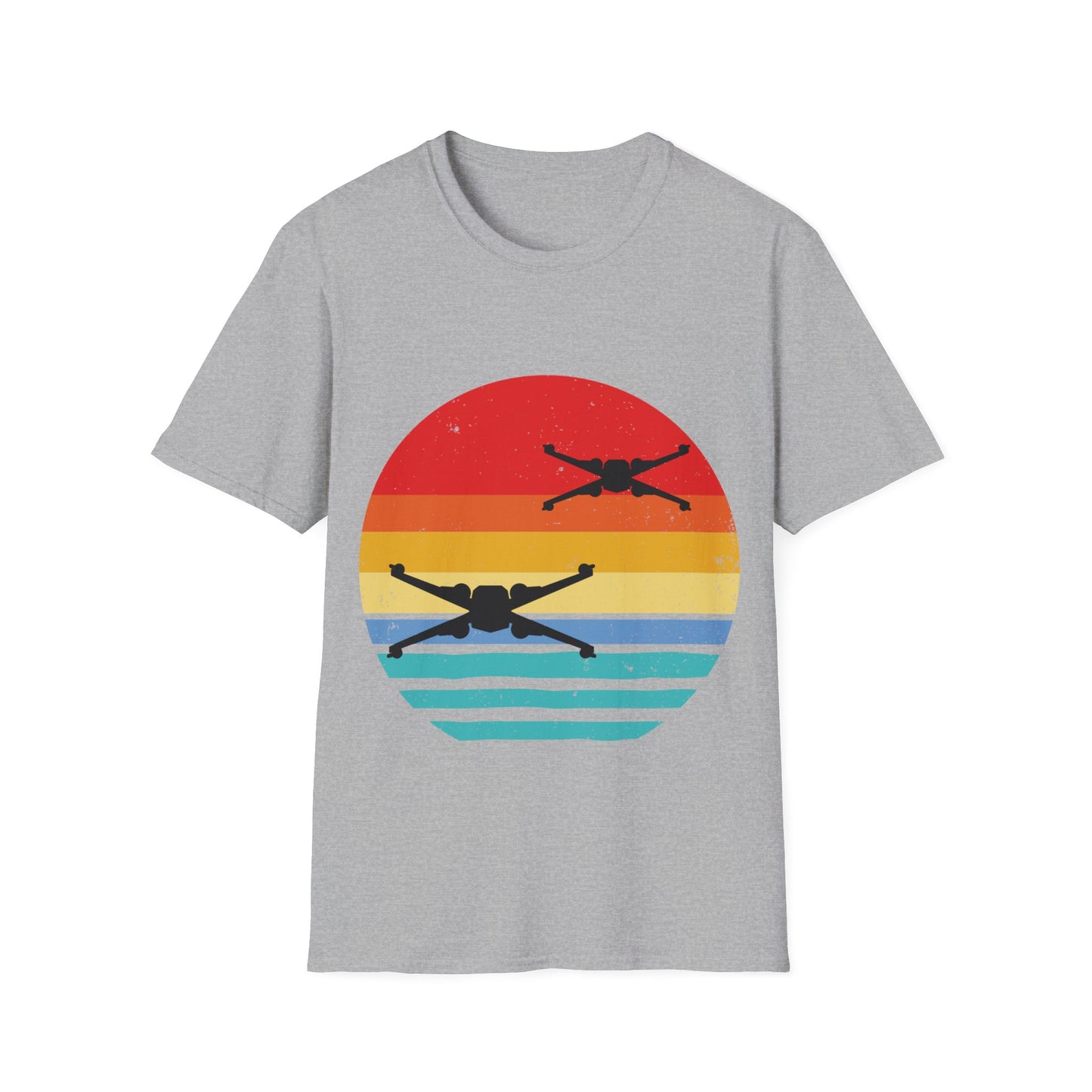 Sundown Skies: X-Wing Horizon - Unisex Softstyle T-Shirt