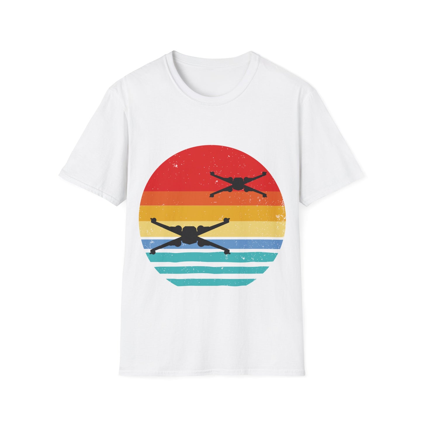 Sundown Skies: X-Wing Horizon - Unisex Softstyle T-Shirt