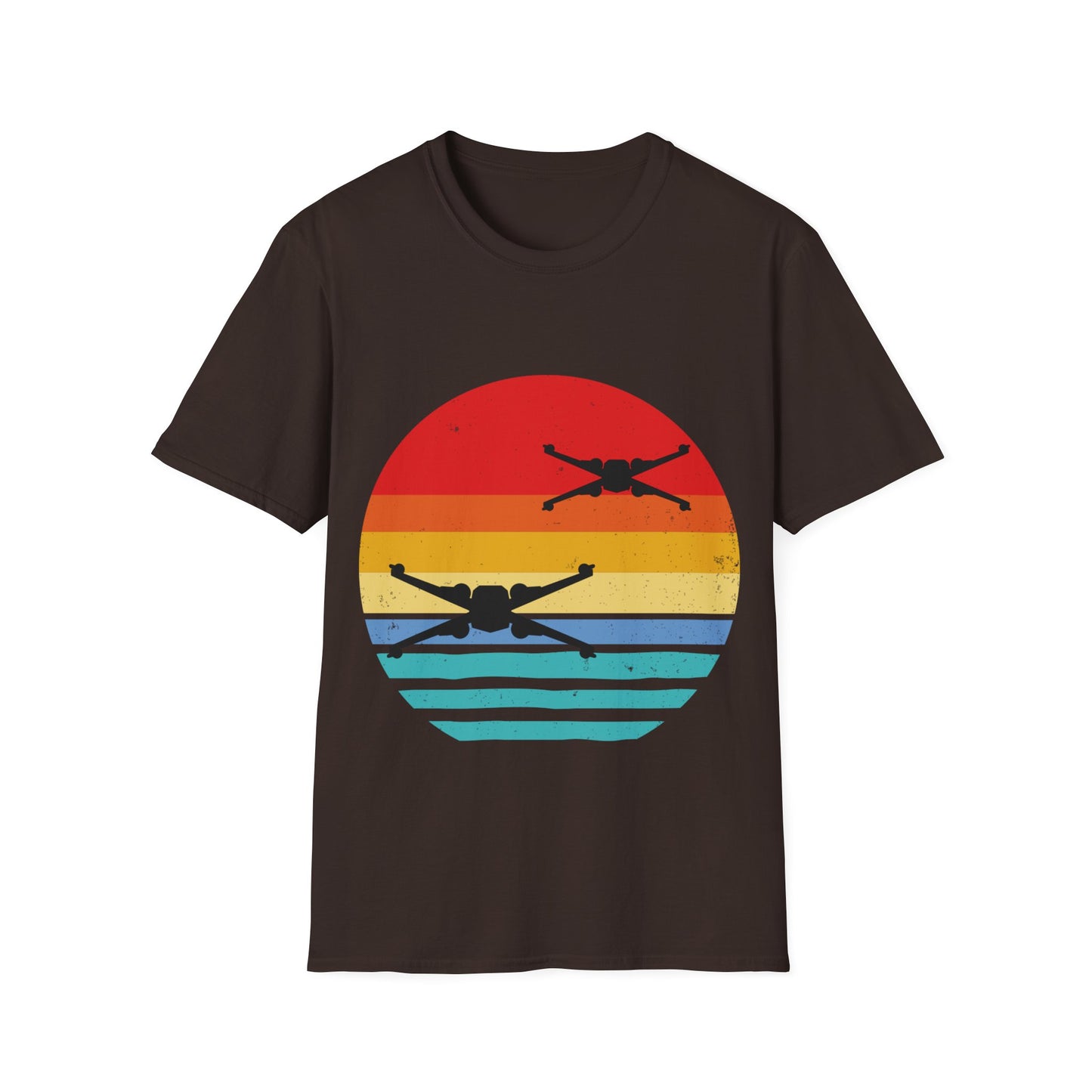 Sundown Skies: X-Wing Horizon - Unisex Softstyle T-Shirt