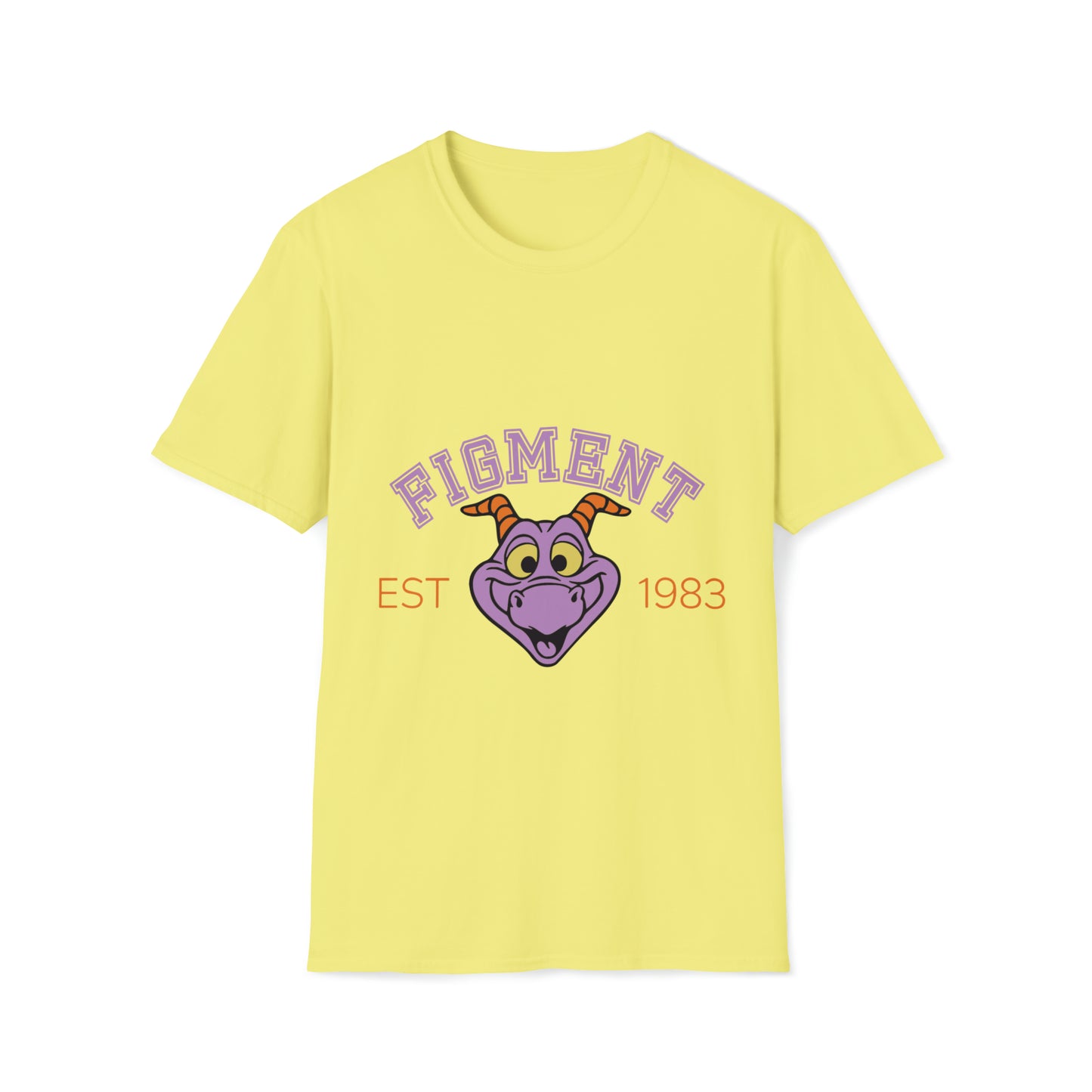 Figment's Varsity Adventure - Unisex Softstyle T-Shirt