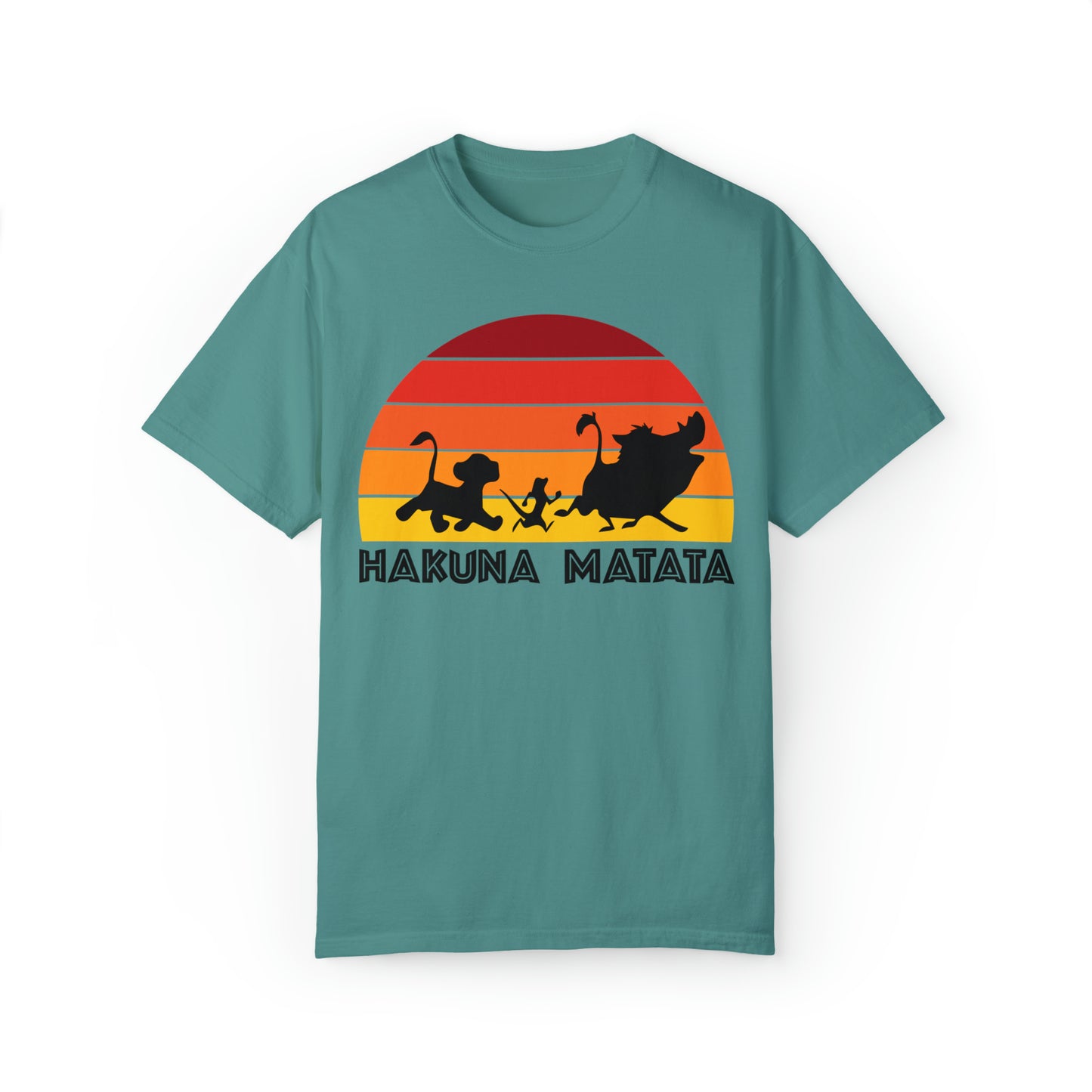 Hakuna Matata Sunset Serenity - Unisex Comfort Colors T-shirt