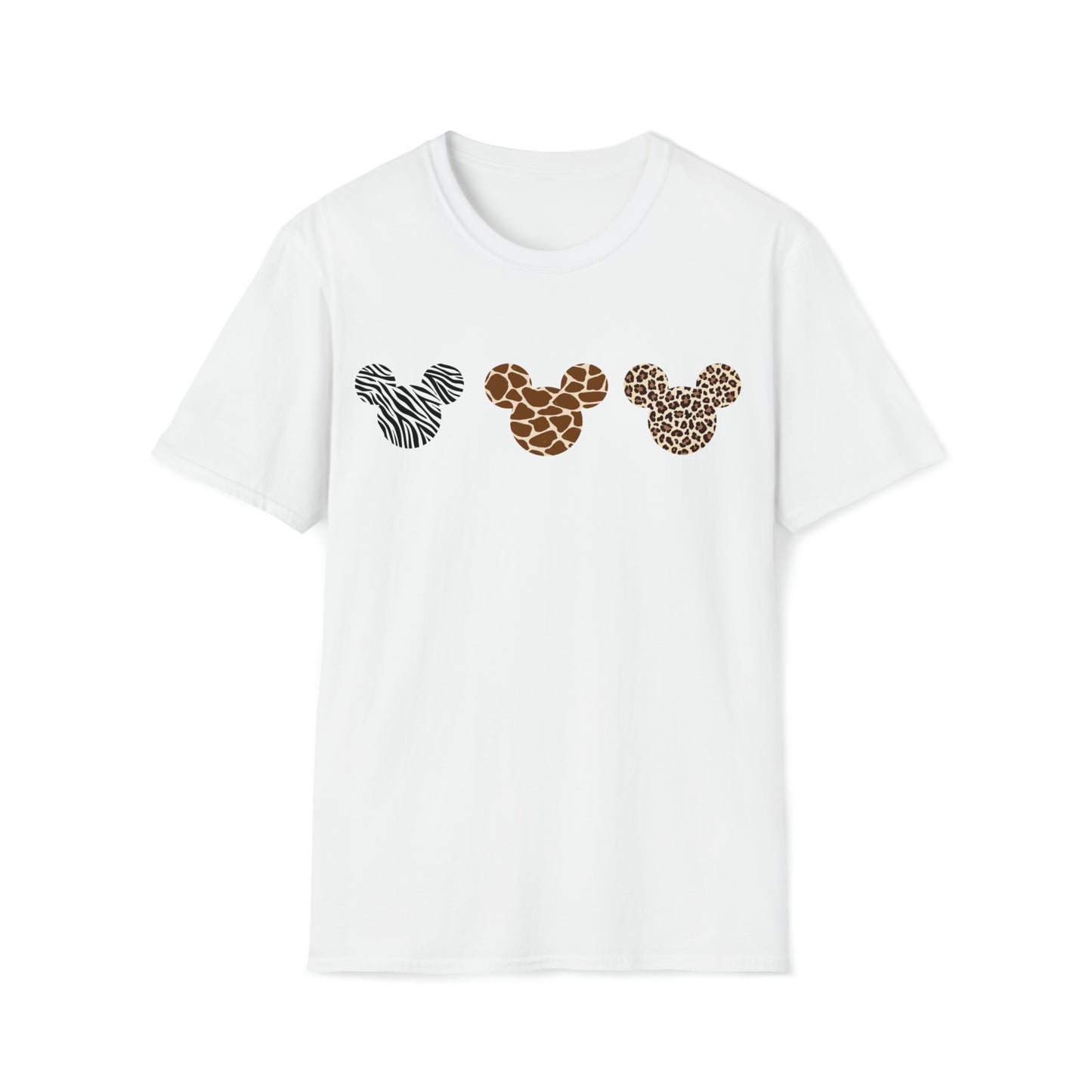 Wild at Heart: Mickey's Animal Kingdom - Unisex Softstyle T-Shirt