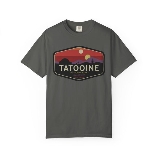 Tatooine National Park shirt – Star Wars twin suns parody tee