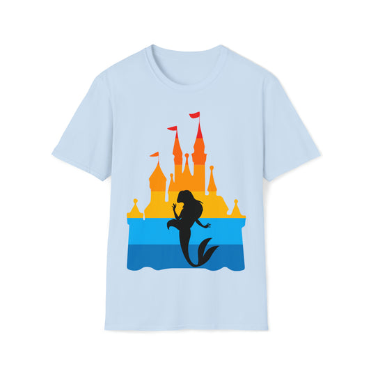 Castle of Many Colors Featuring Ariel - Unisex Softstyle T-Shirt
