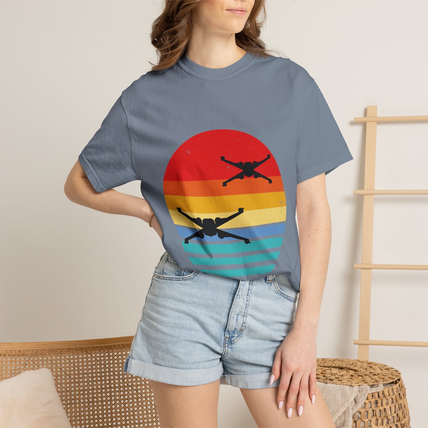 Sundown Skies: X-Wing Horizon - Unisex Softstyle T-Shirt