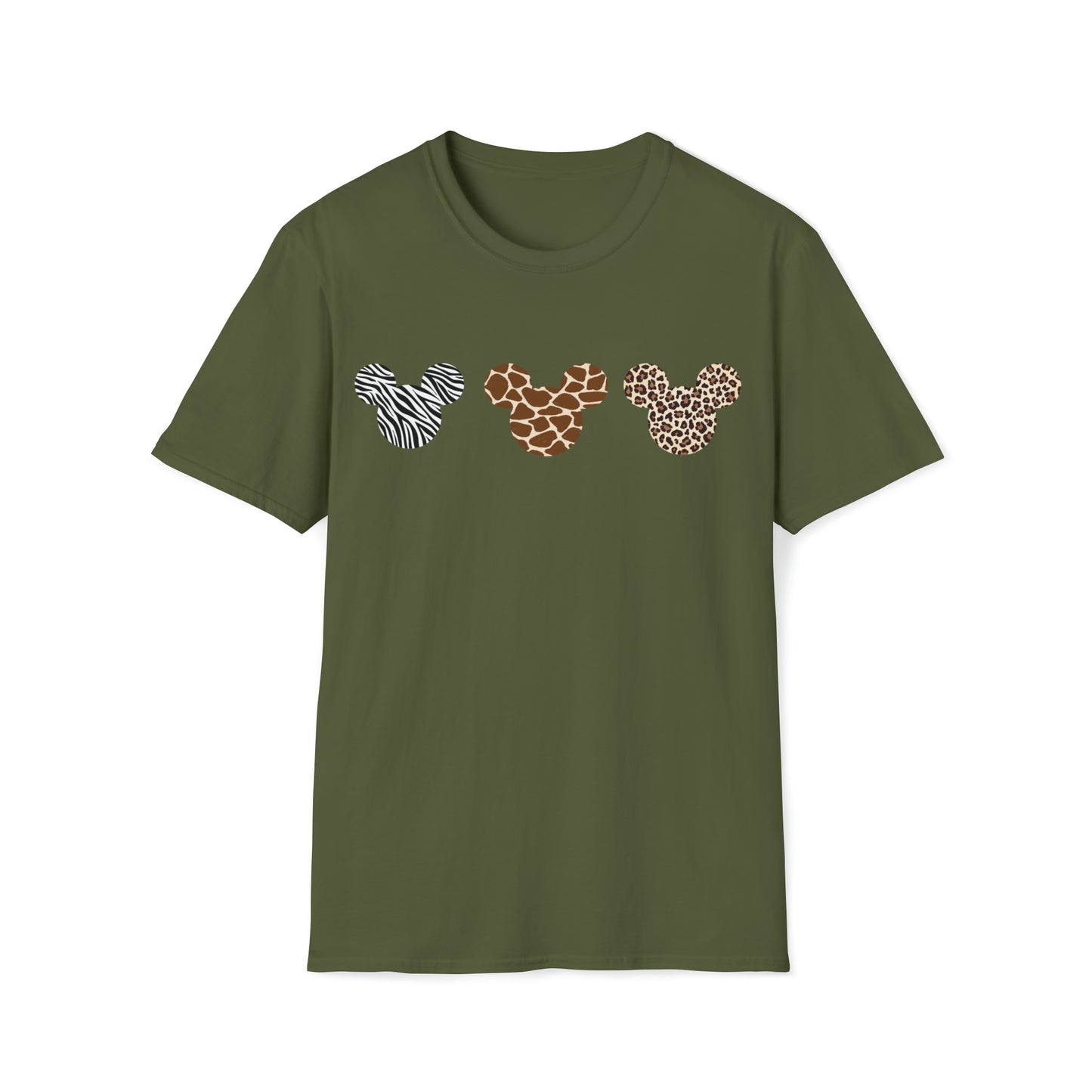 Wild at Heart: Mickey's Animal Kingdom - Unisex Softstyle T-Shirt