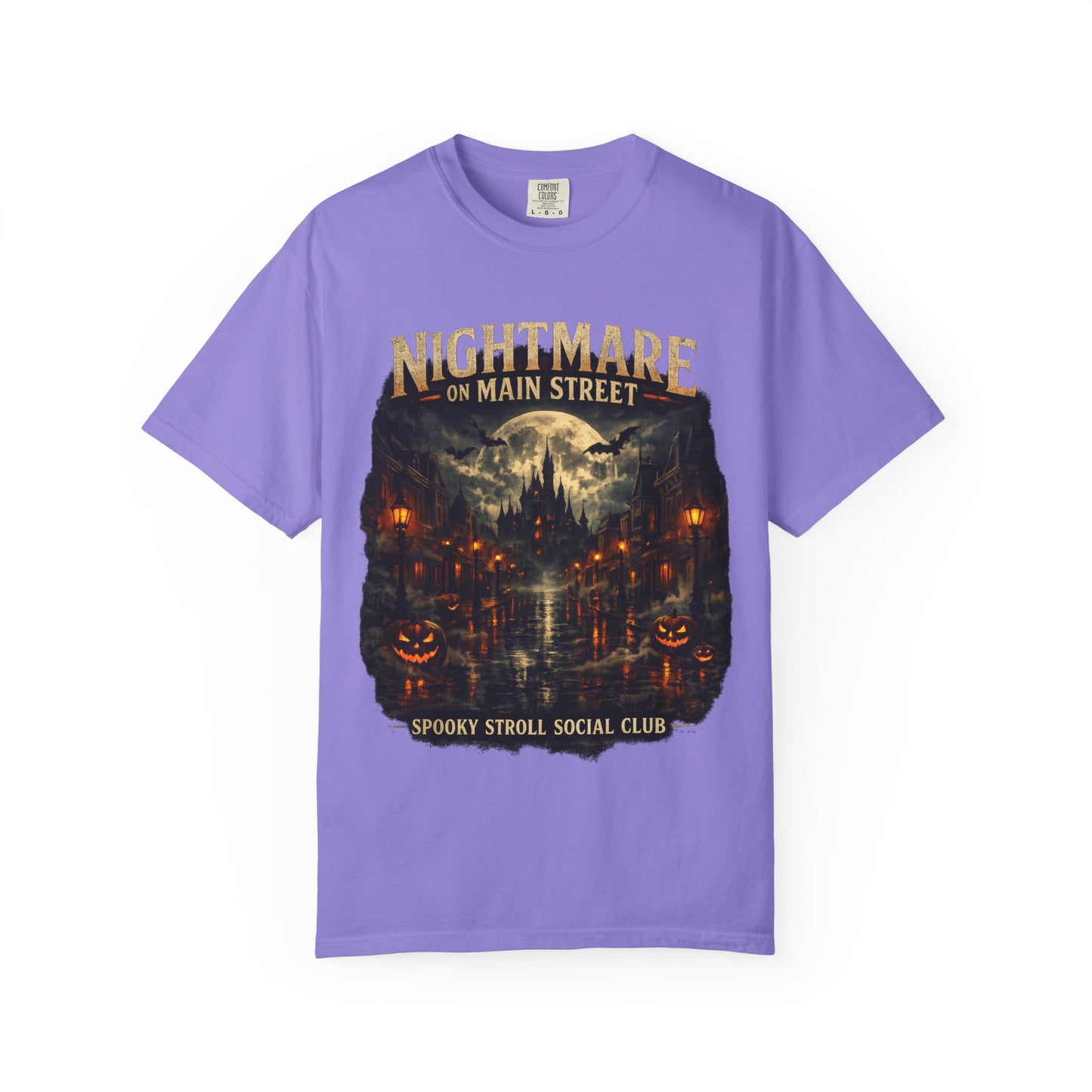Nightmare on Main Street shirt – Spooky Stroll Social Club Halloween tee