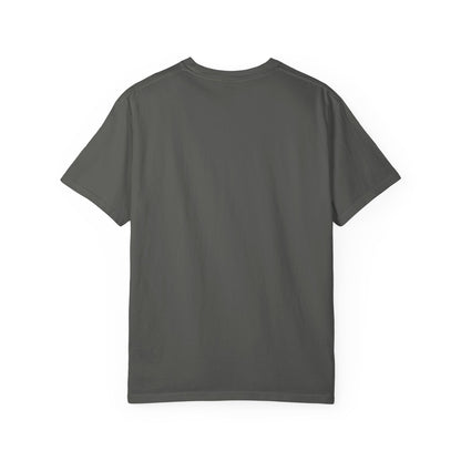 Color: Pepper — Flat lay back view of the shirt