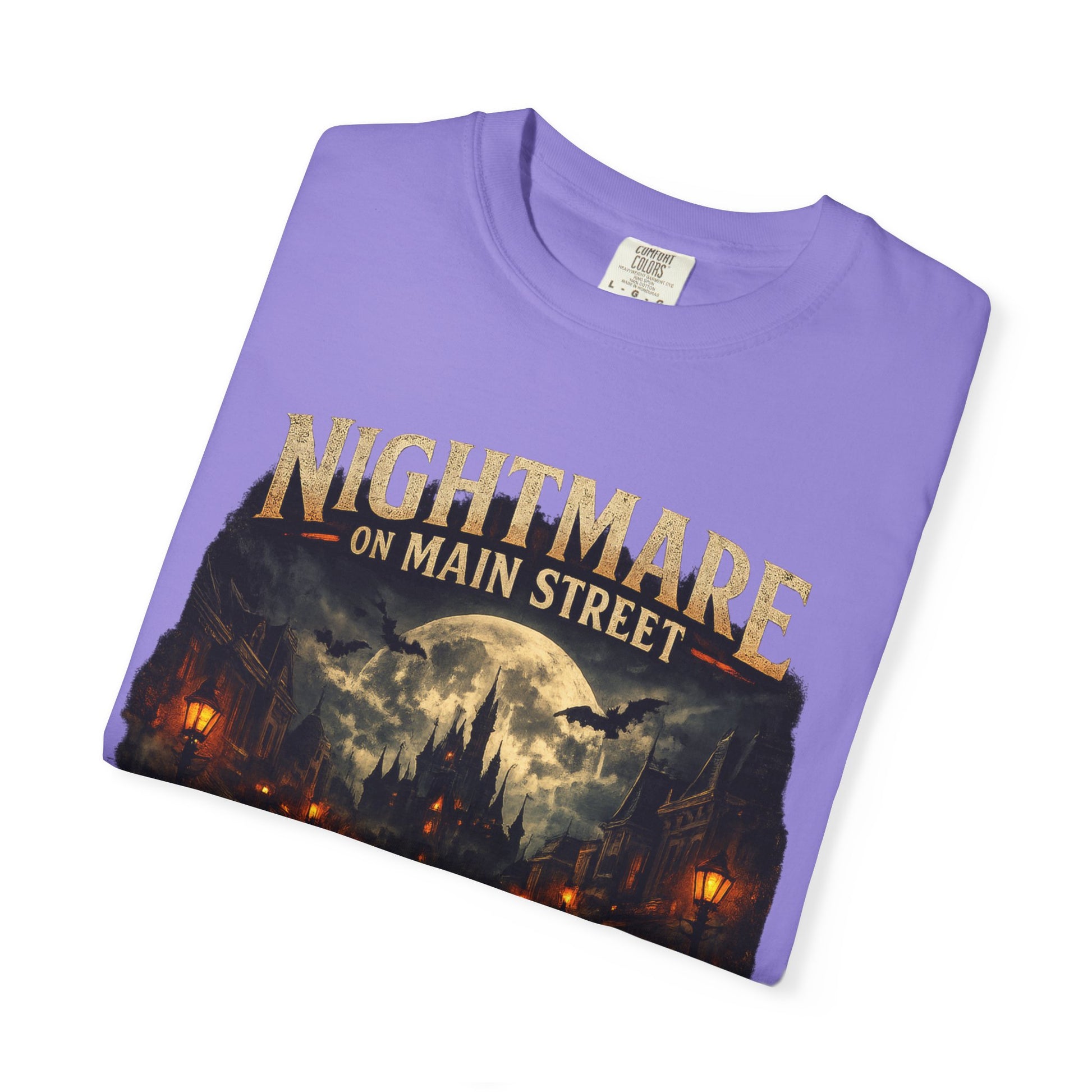 Nightmare on Main Street shirt – Spooky Stroll Social Club Halloween tee