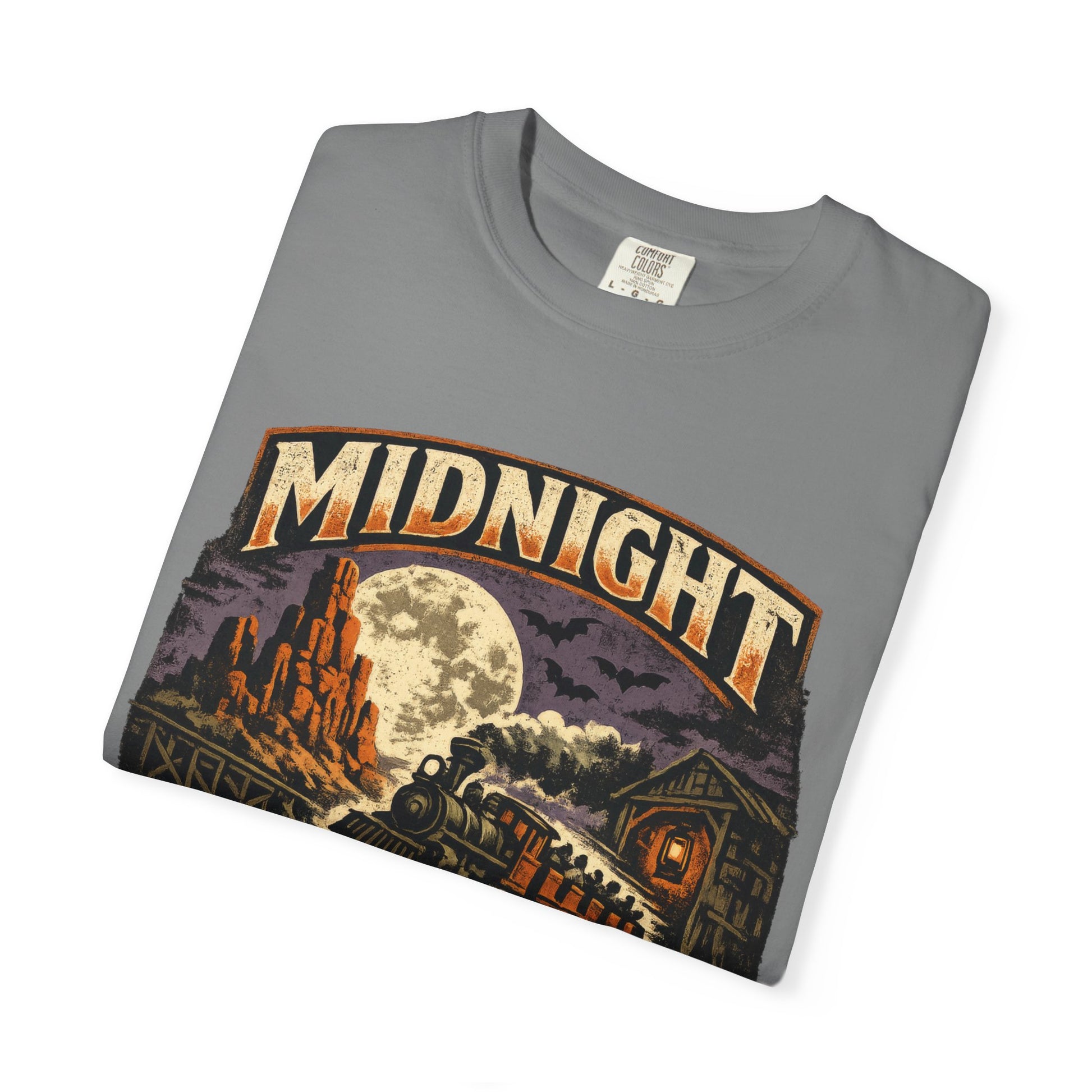 Midnight Mine Run shirt – Halloween railroad parody tee