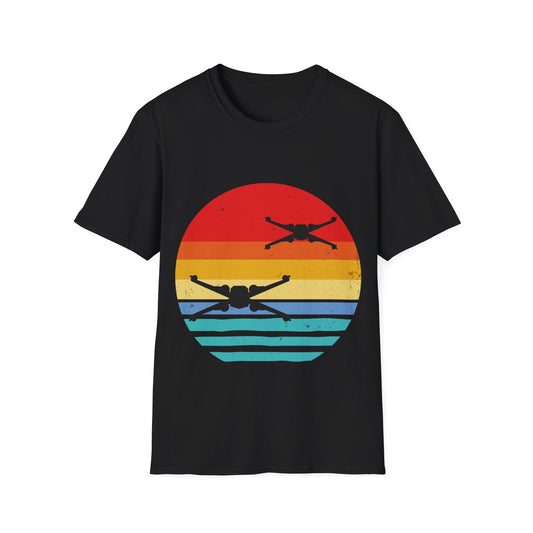 Sundown Skies: X-Wing Horizon - Unisex Softstyle T-Shirt