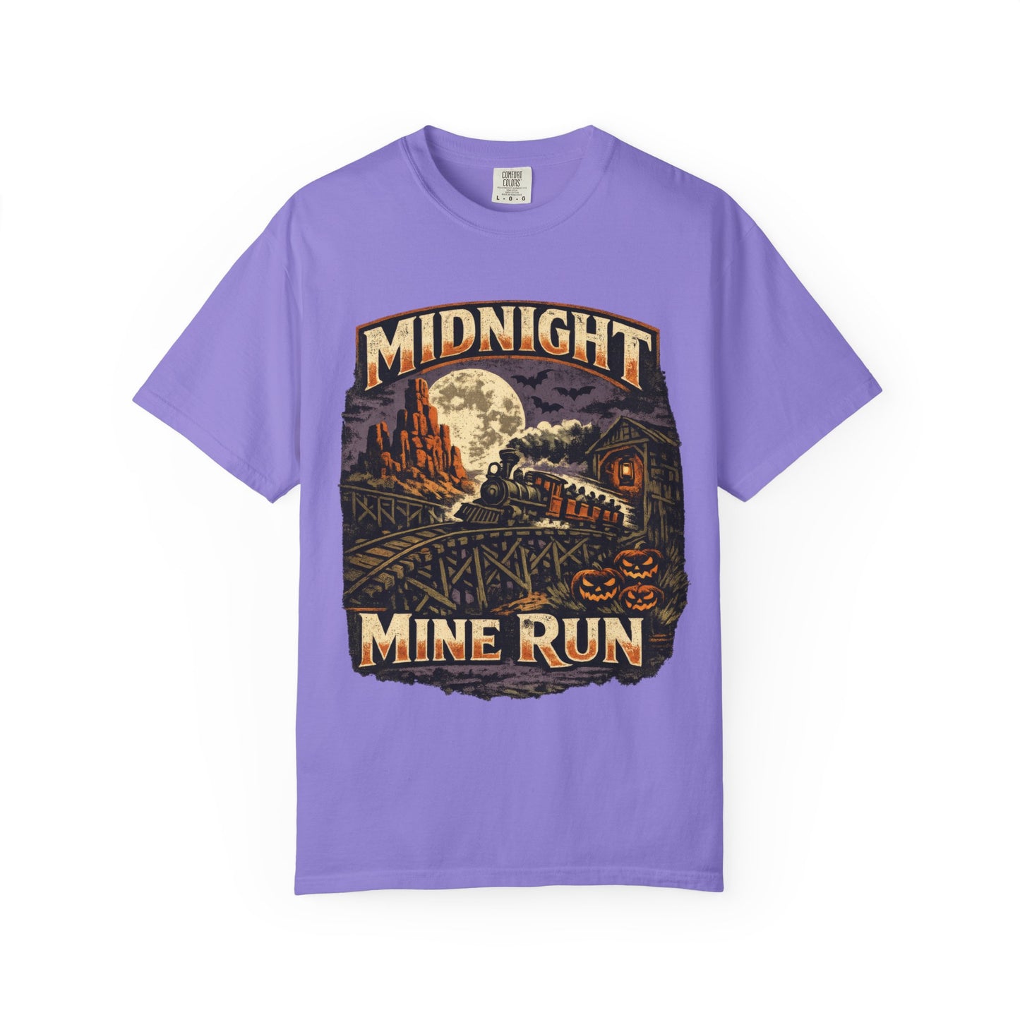 Midnight Mine Run shirt – Halloween railroad parody tee