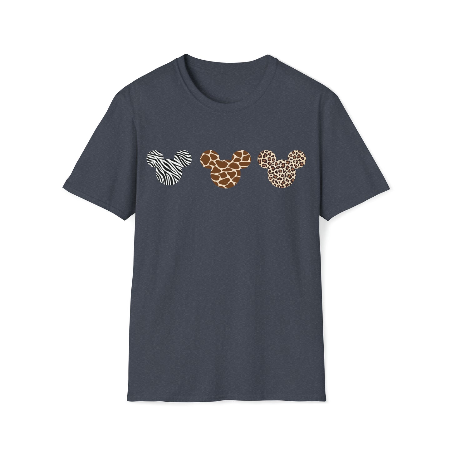 Wild at Heart: Mickey's Animal Kingdom - Unisex Softstyle T-Shirt