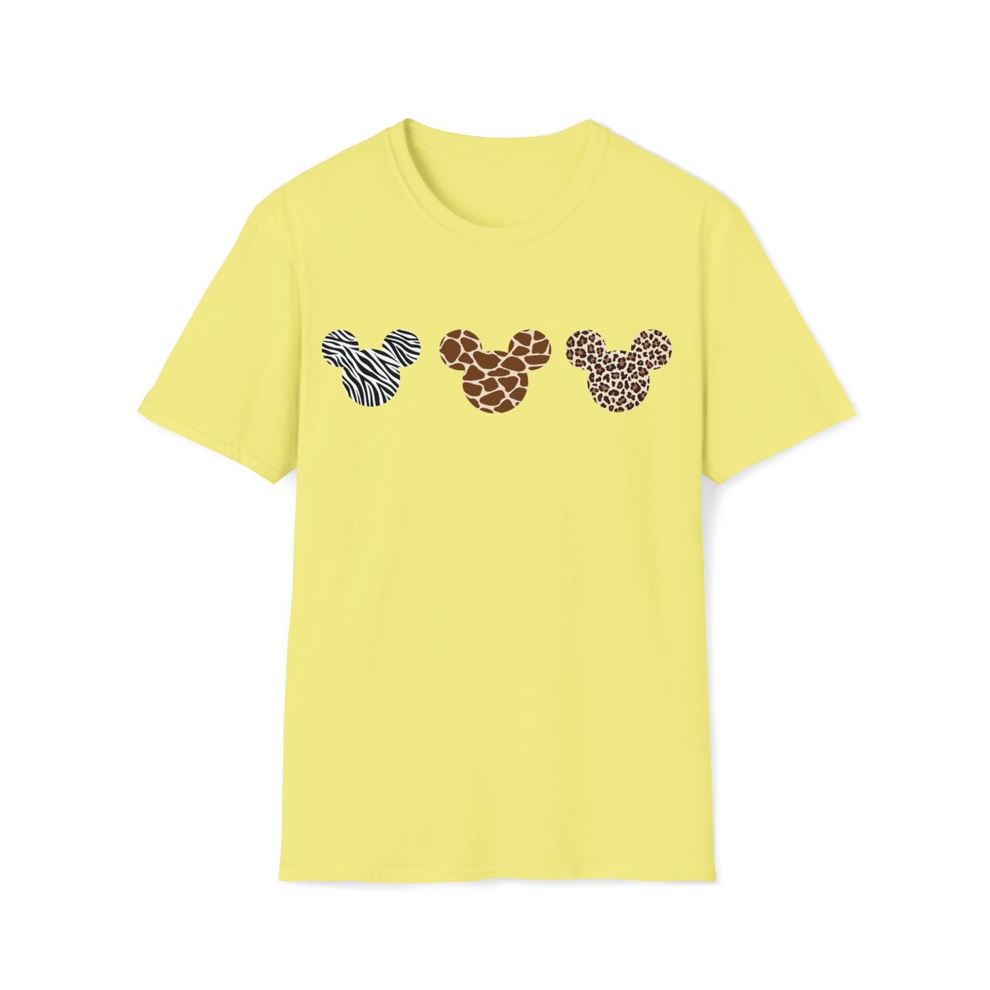 Wild at Heart: Mickey's Animal Kingdom - Unisex Softstyle T-Shirt