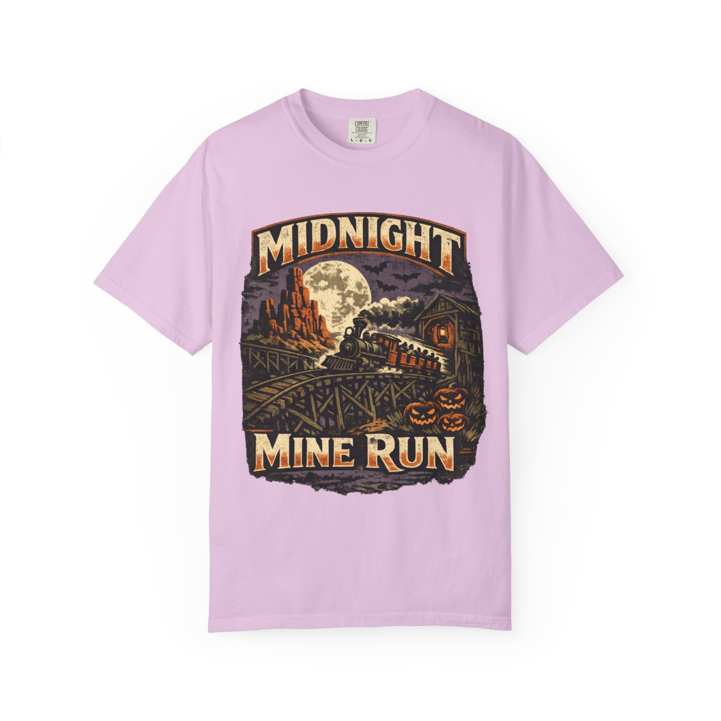 Midnight Mine Run shirt – Halloween railroad parody tee