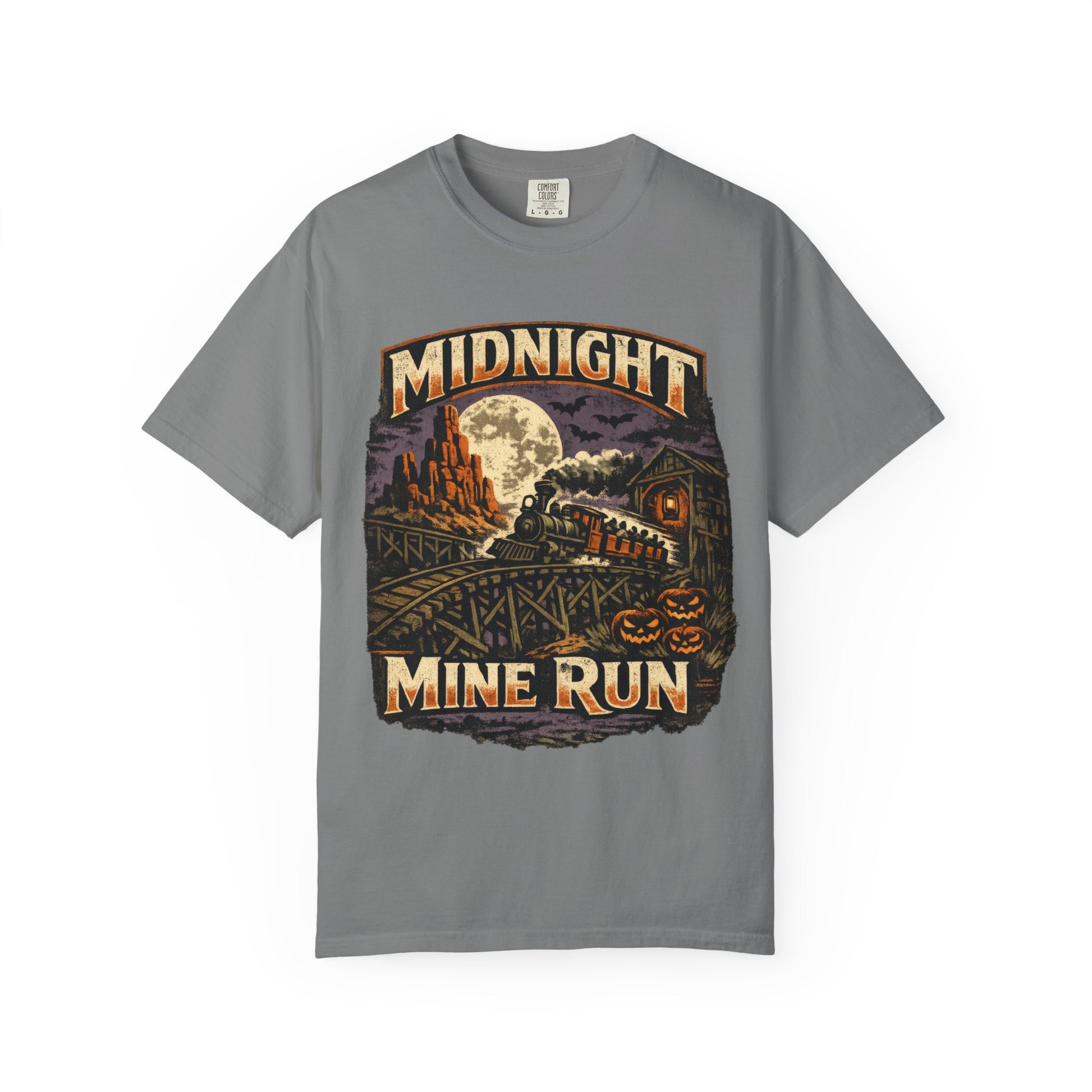 Midnight Mine Run shirt – Halloween railroad parody tee