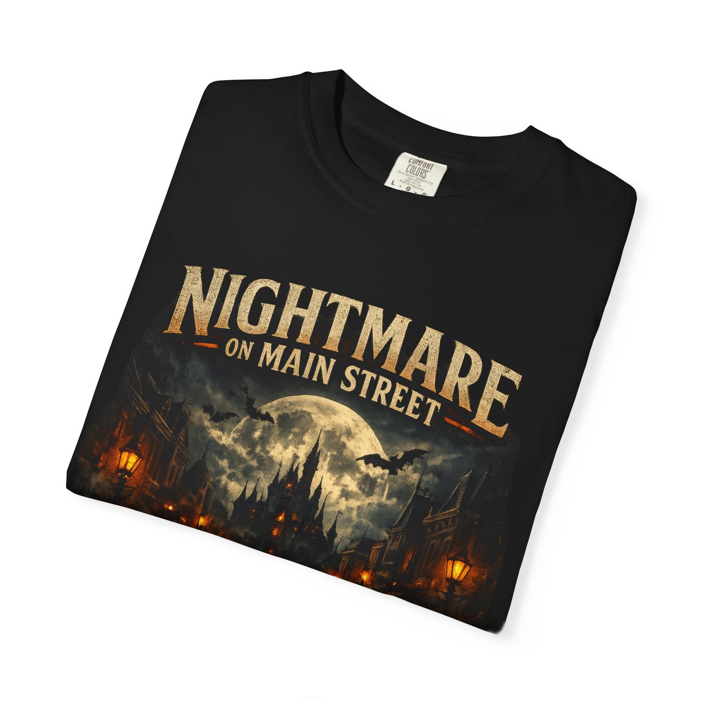 Nightmare on Main Street shirt – Spooky Stroll Social Club Halloween tee