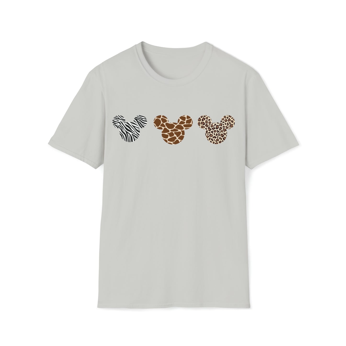 Wild at Heart: Mickey's Animal Kingdom - Unisex Softstyle T-Shirt