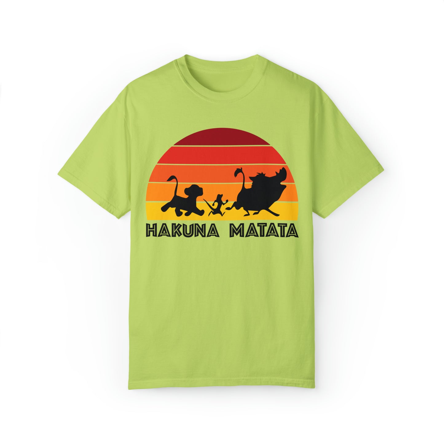 Hakuna Matata Sunset Serenity - Unisex Comfort Colors T-shirt