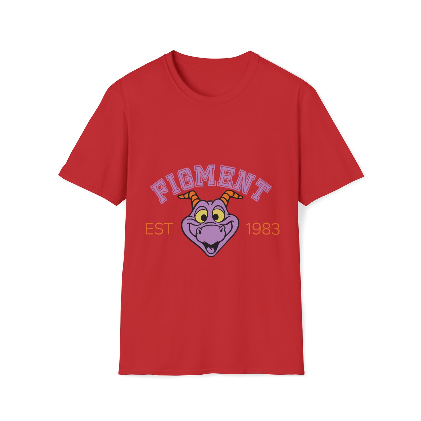 Figment's Varsity Adventure - Unisex Softstyle T-Shirt