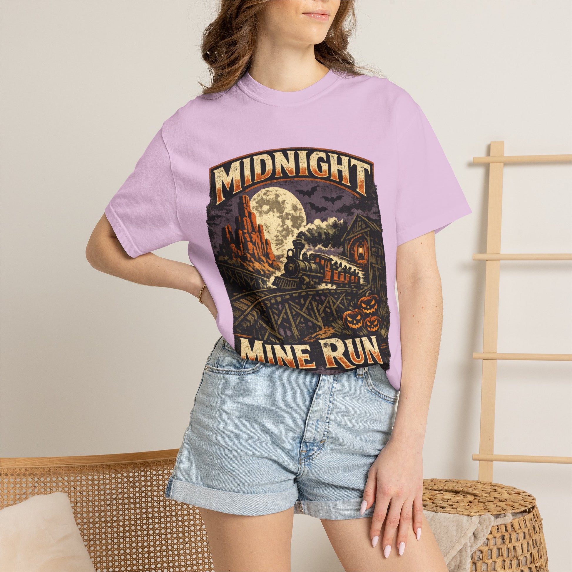 Midnight Mine Run shirt – Halloween railroad parody tee