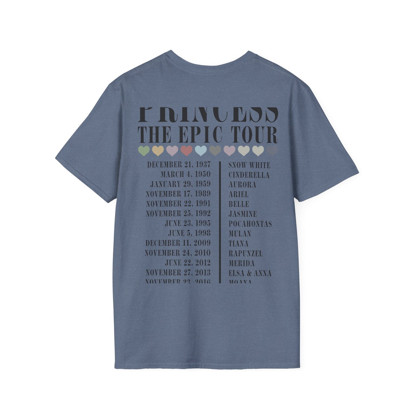 Princess The Epic Tour - Unisex Softstyle T-Shirt