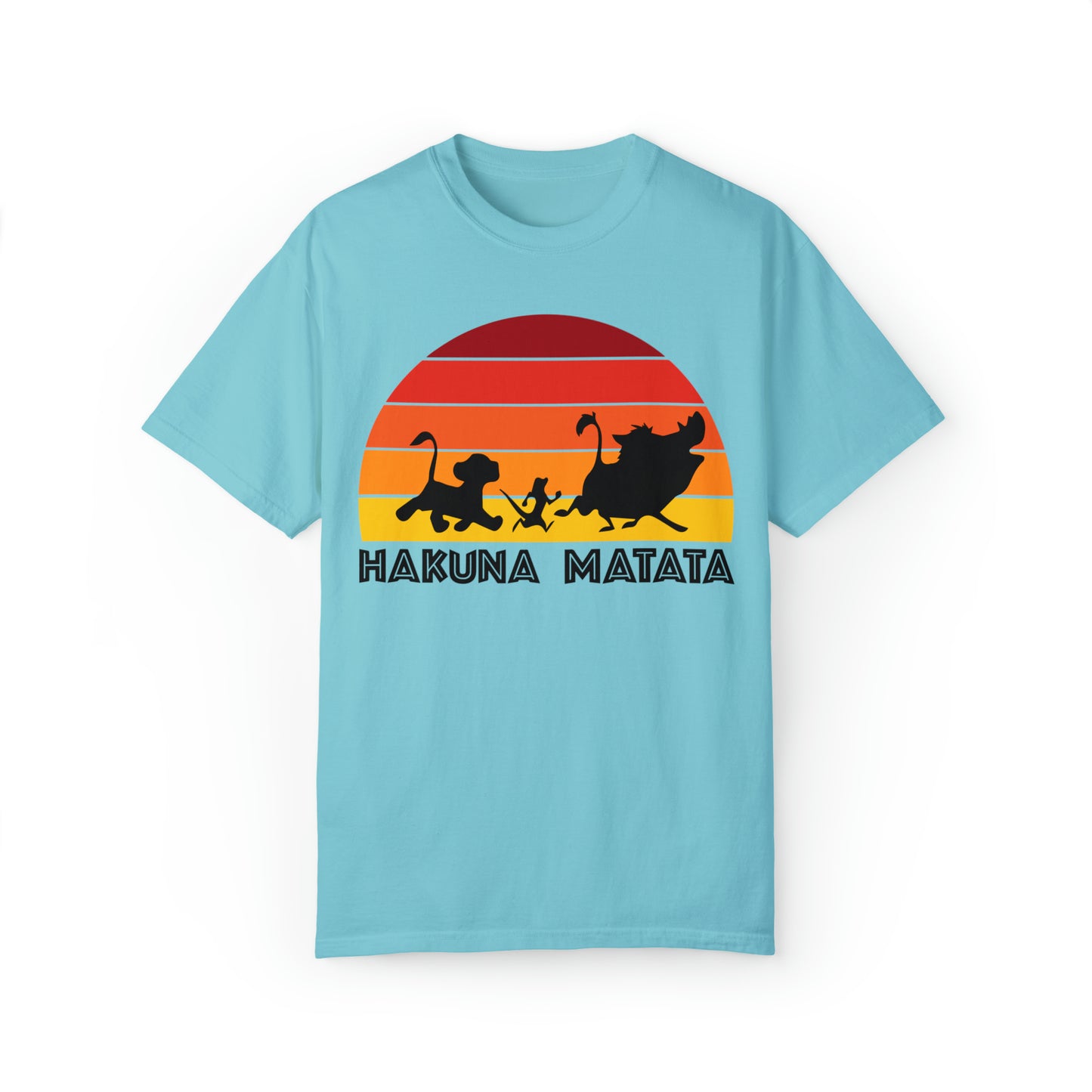 Hakuna Matata Sunset Serenity - Unisex Comfort Colors T-shirt