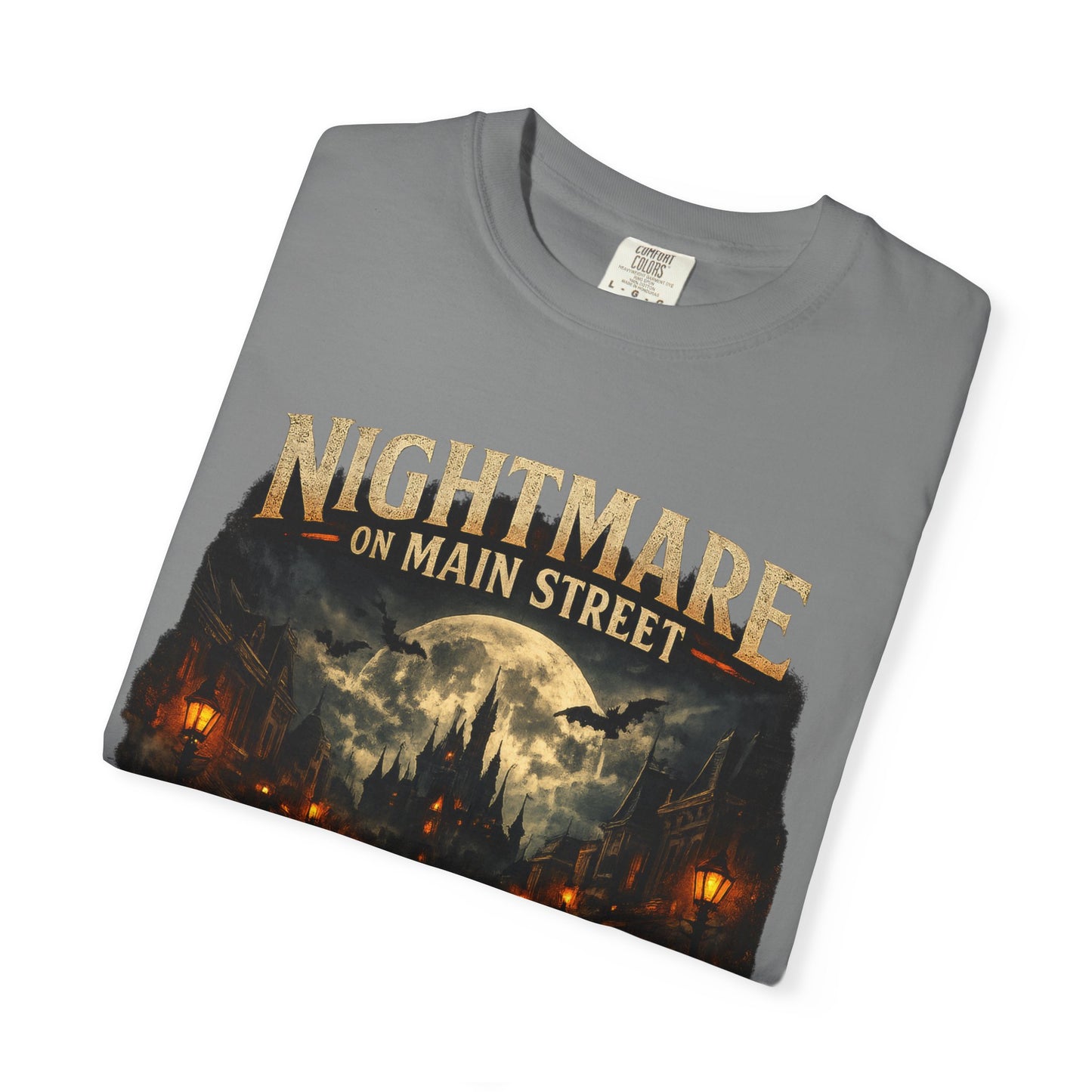 Nightmare on Main Street shirt – Spooky Stroll Social Club Halloween tee