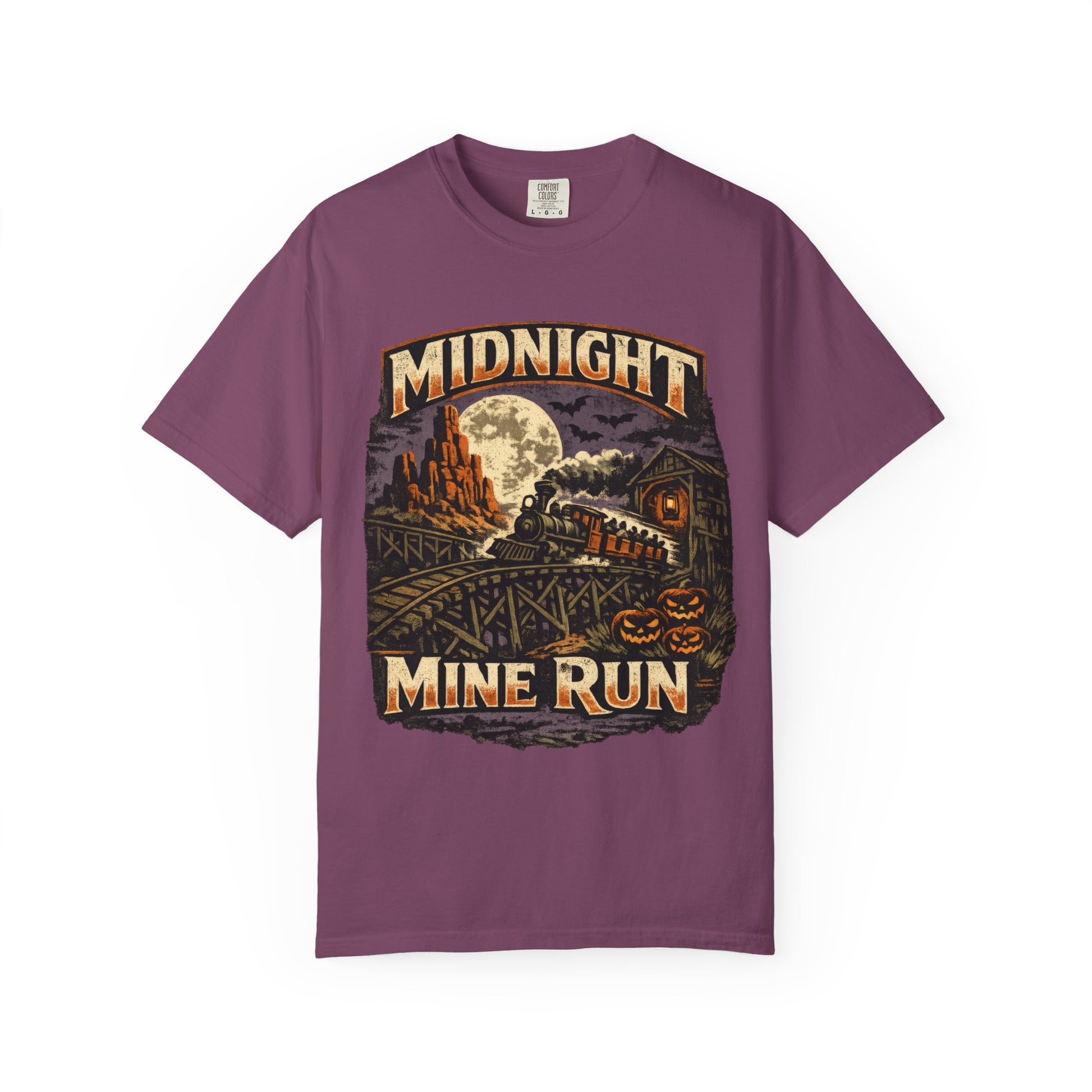 Midnight Mine Run shirt – Halloween railroad parody tee