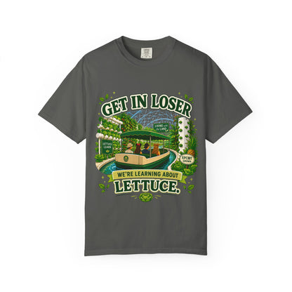 Get In Loser Lettuce Learn shirt – Epcot Living with the Land parody tee