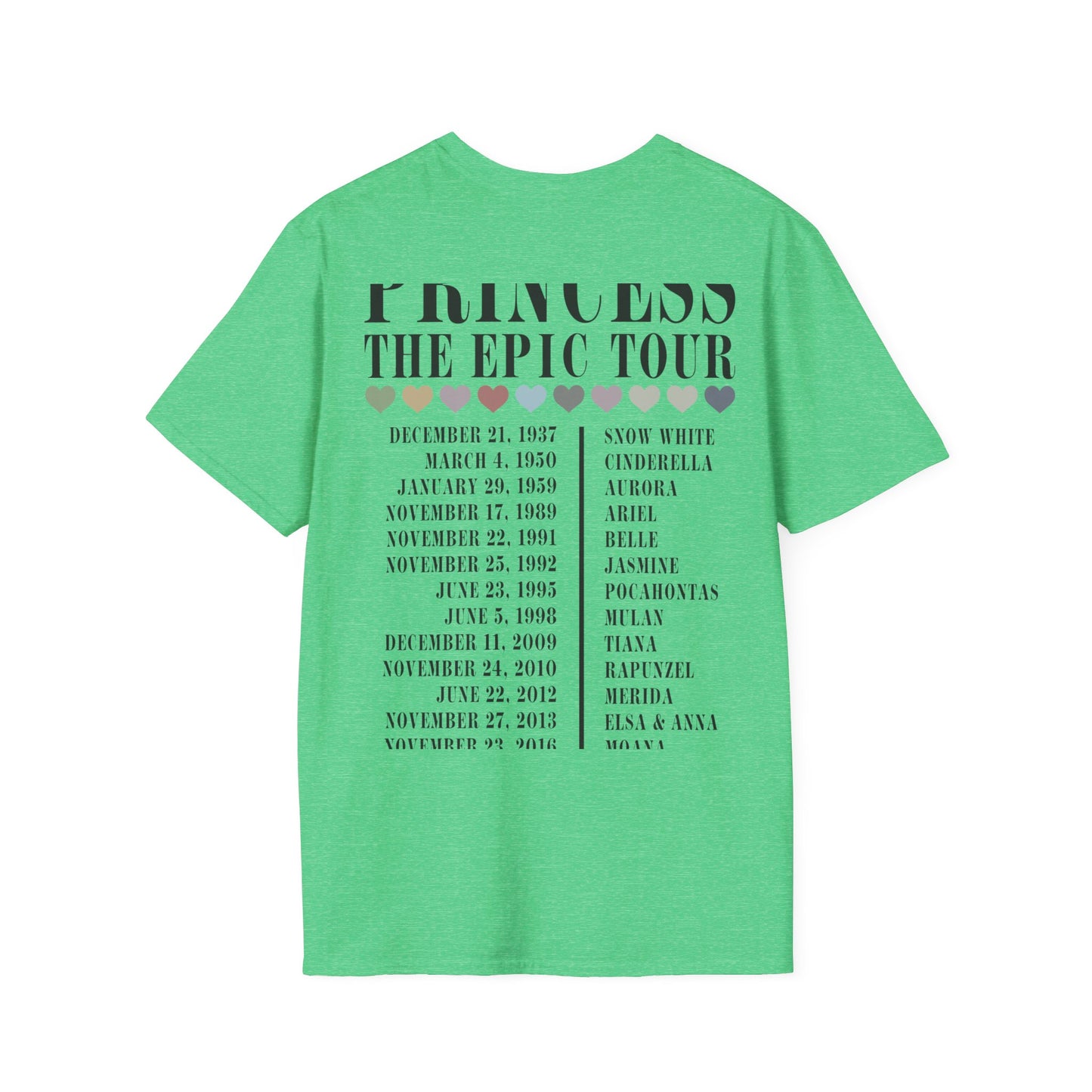 Princess The Epic Tour - Unisex Softstyle T-Shirt