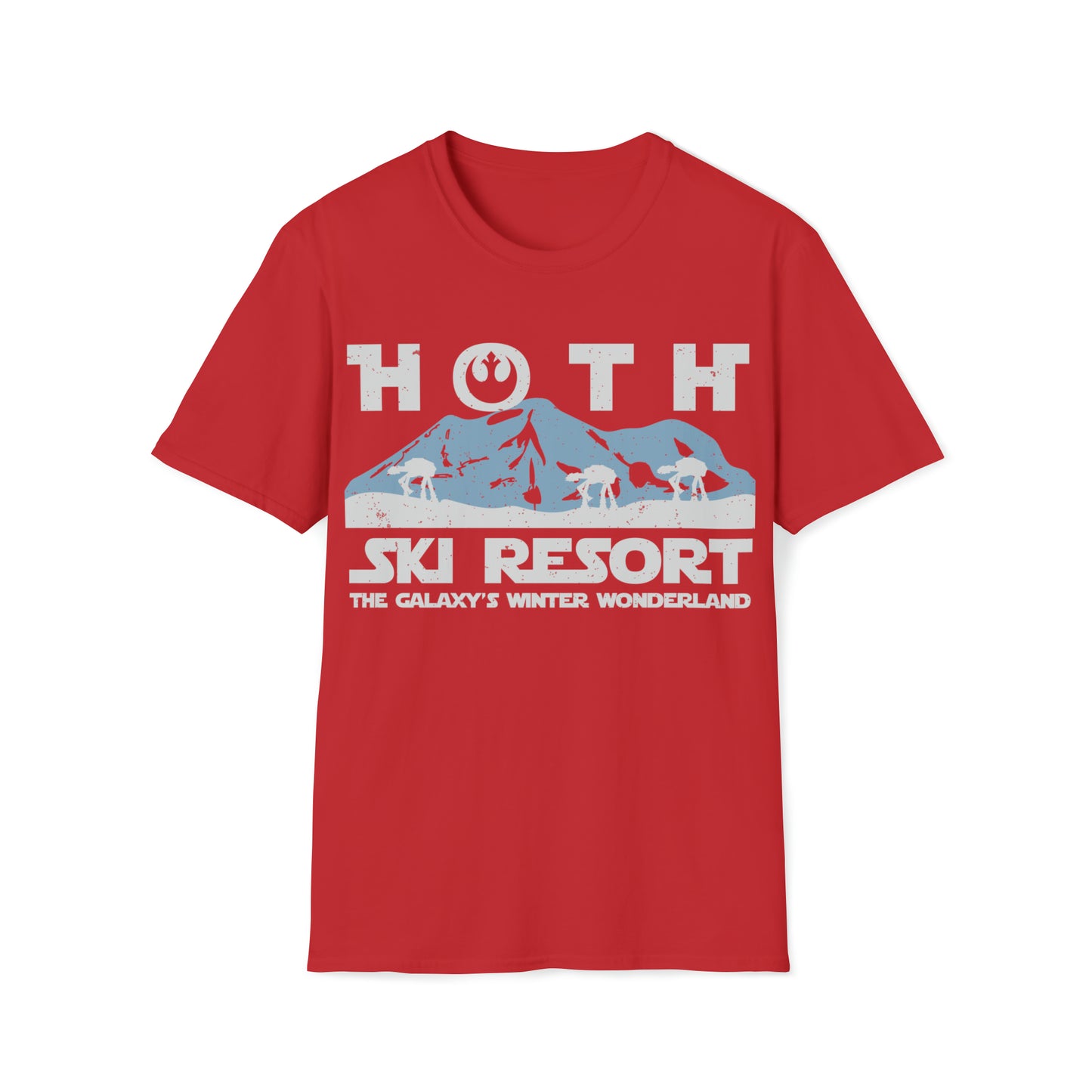 Hoth Ski Resort - Unisex Softstyle T-Shirt