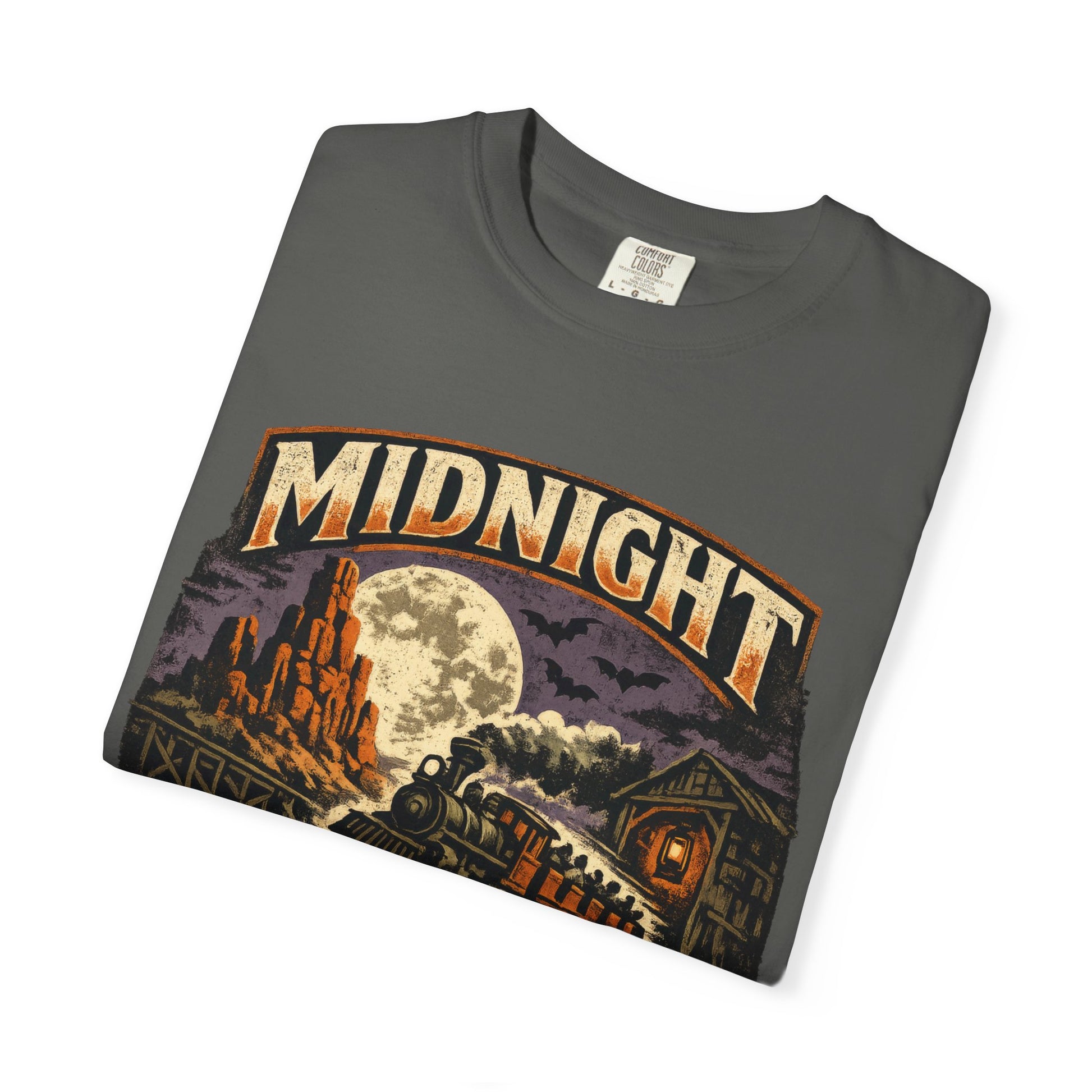 Midnight Mine Run shirt – Halloween railroad parody tee