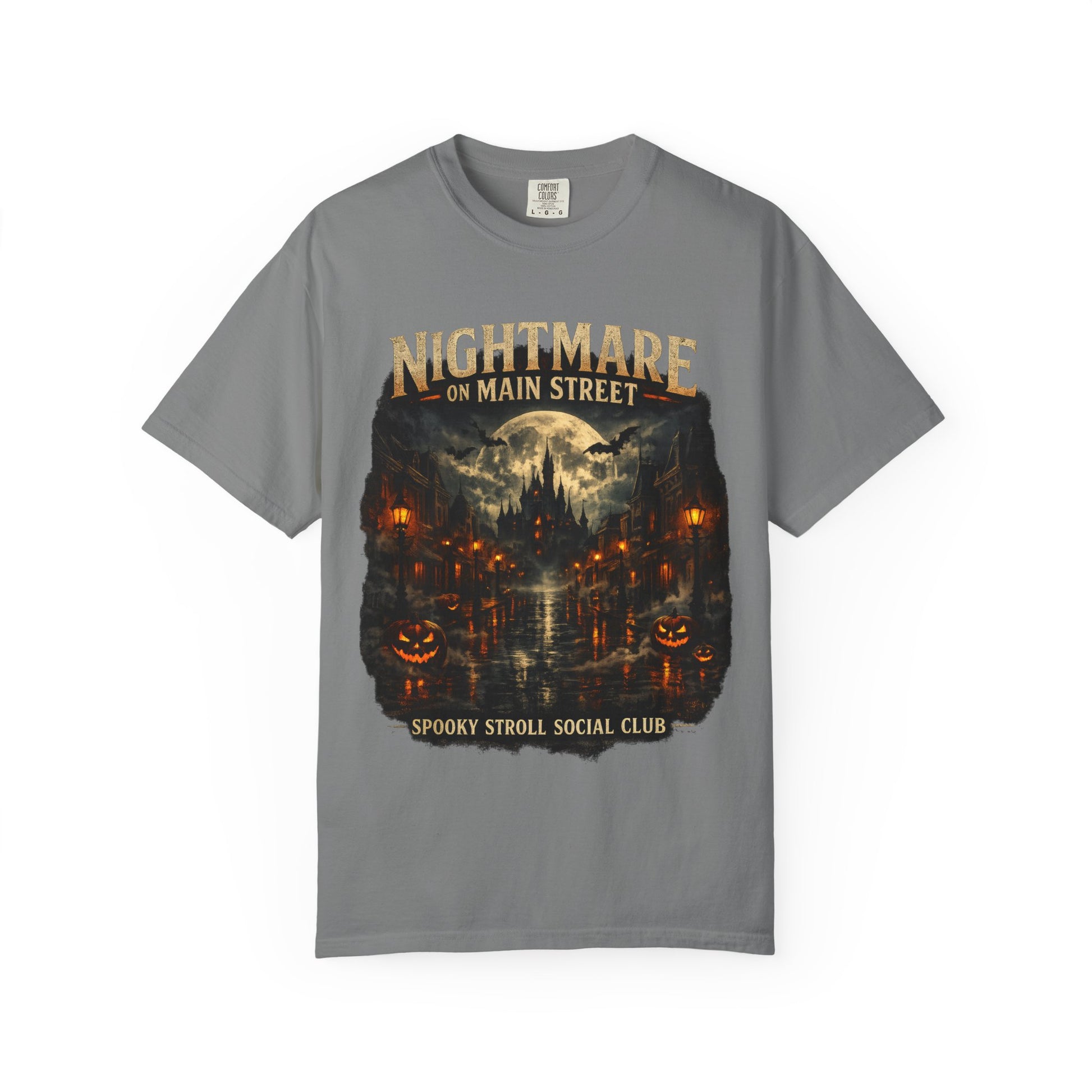 Nightmare on Main Street shirt – Spooky Stroll Social Club Halloween tee