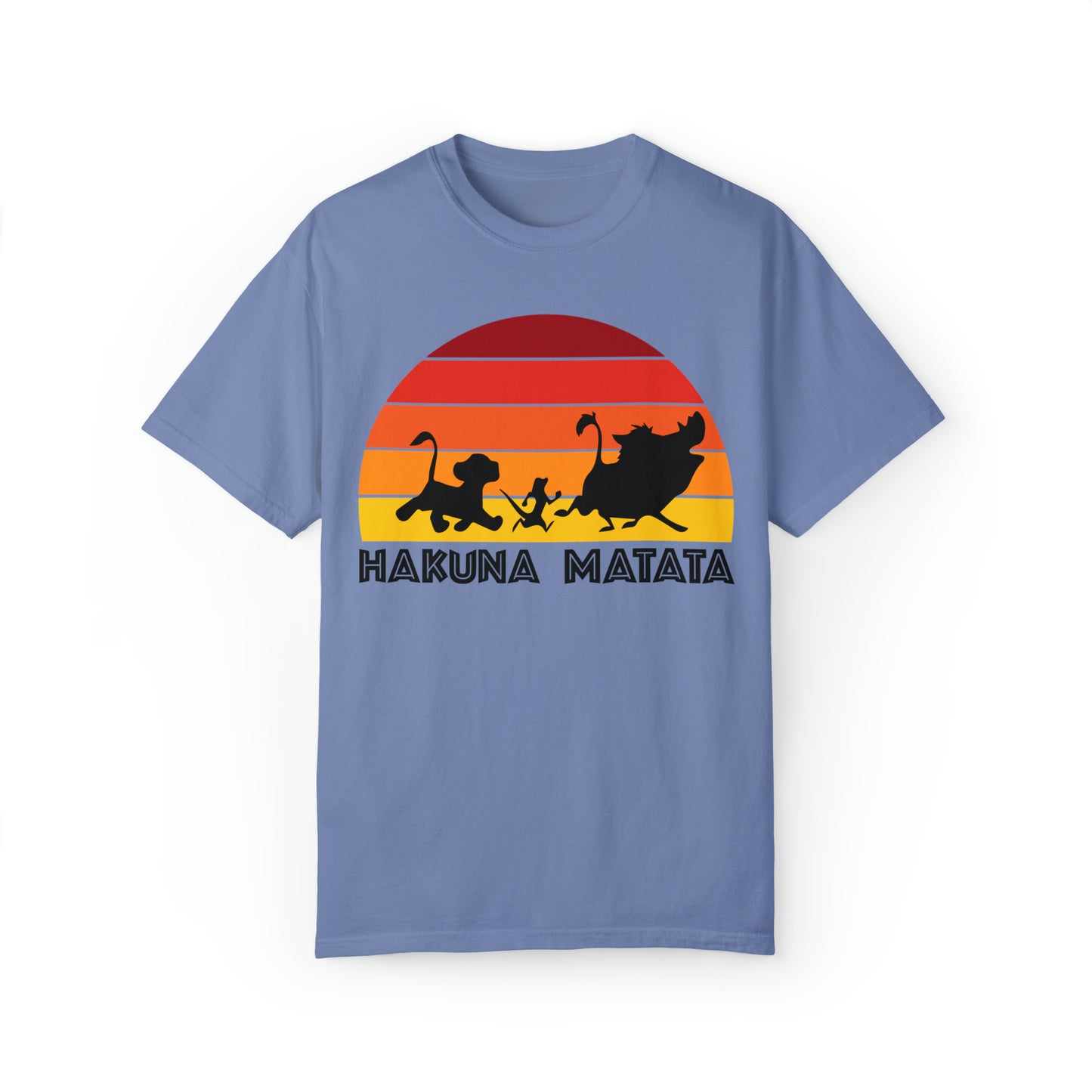 Hakuna Matata Sunset Serenity - Unisex Comfort Colors T-shirt