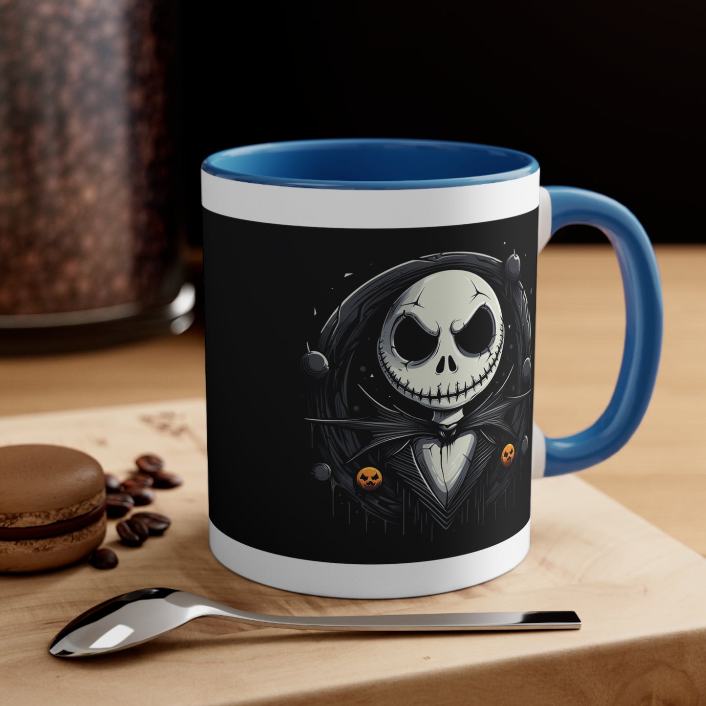 Skeleton King's Midnight Roast Mug - Accent Coffee Mug, 11oz