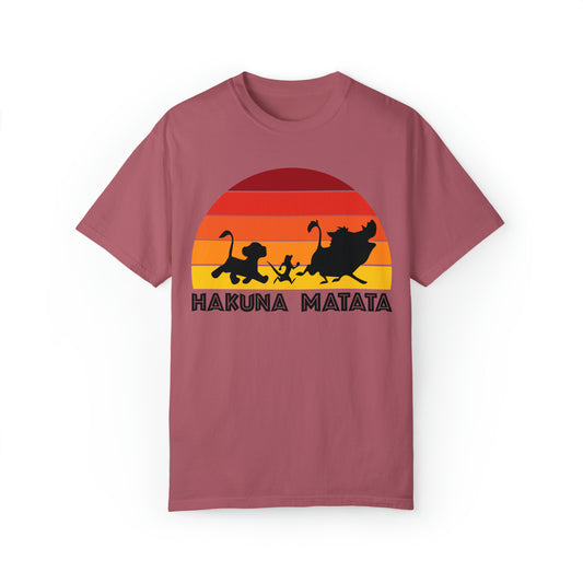Hakuna Matata Sunset Serenity - Unisex Comfort Colors T-shirt