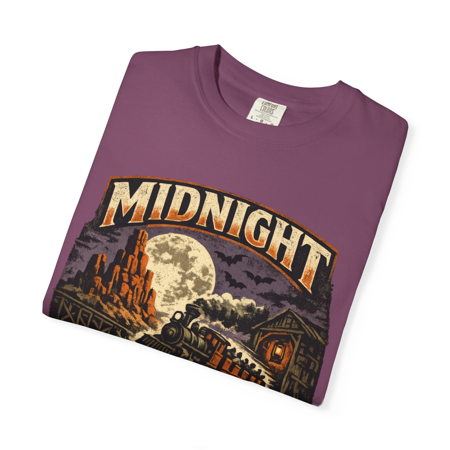 Midnight Mine Run shirt – Halloween railroad parody tee