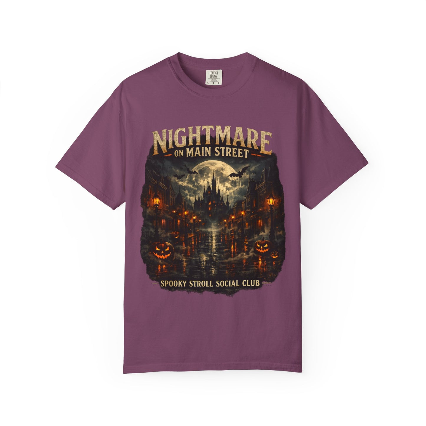 Nightmare on Main Street shirt – Spooky Stroll Social Club Halloween tee