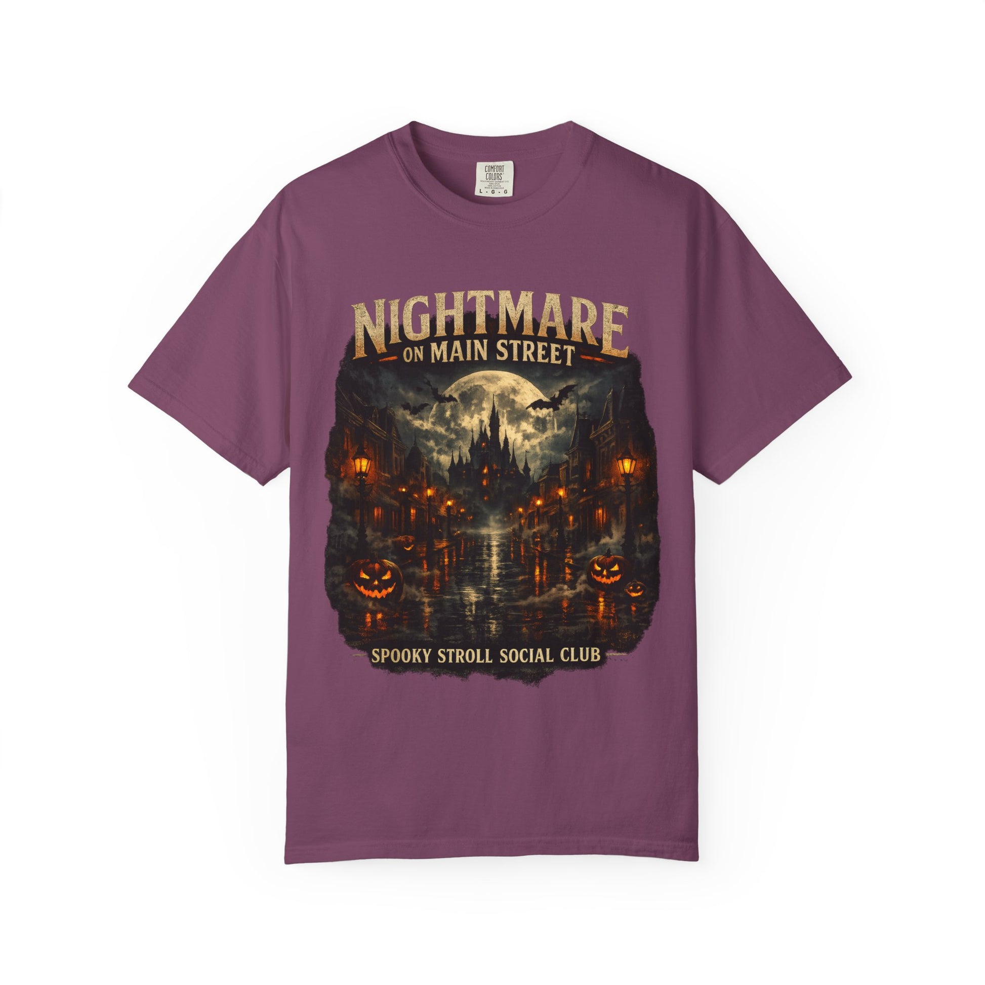 Nightmare on Main Street shirt – Spooky Stroll Social Club Halloween tee