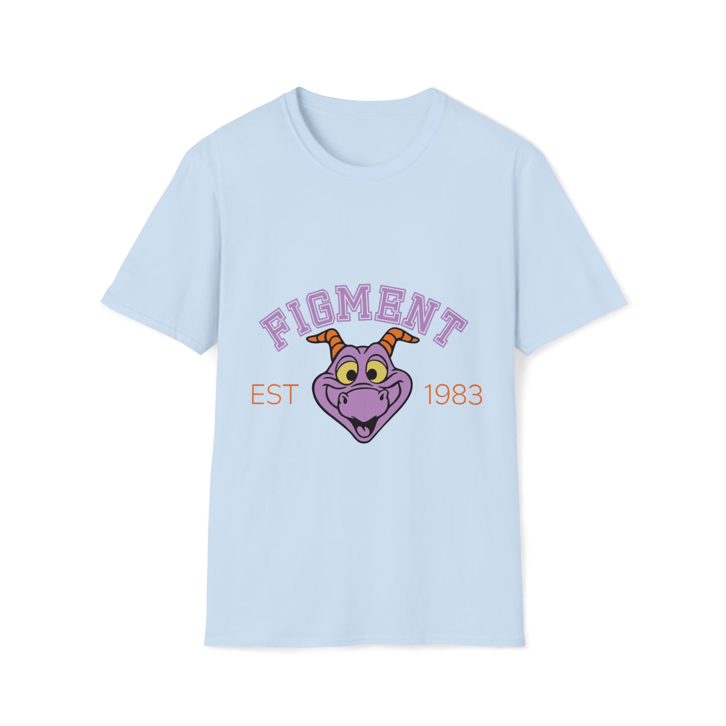 Figment's Varsity Adventure - Unisex Softstyle T-Shirt