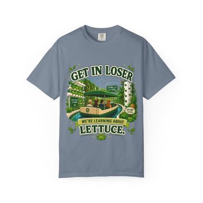 Get In Loser Lettuce Learn shirt – Epcot Living with the Land parody tee