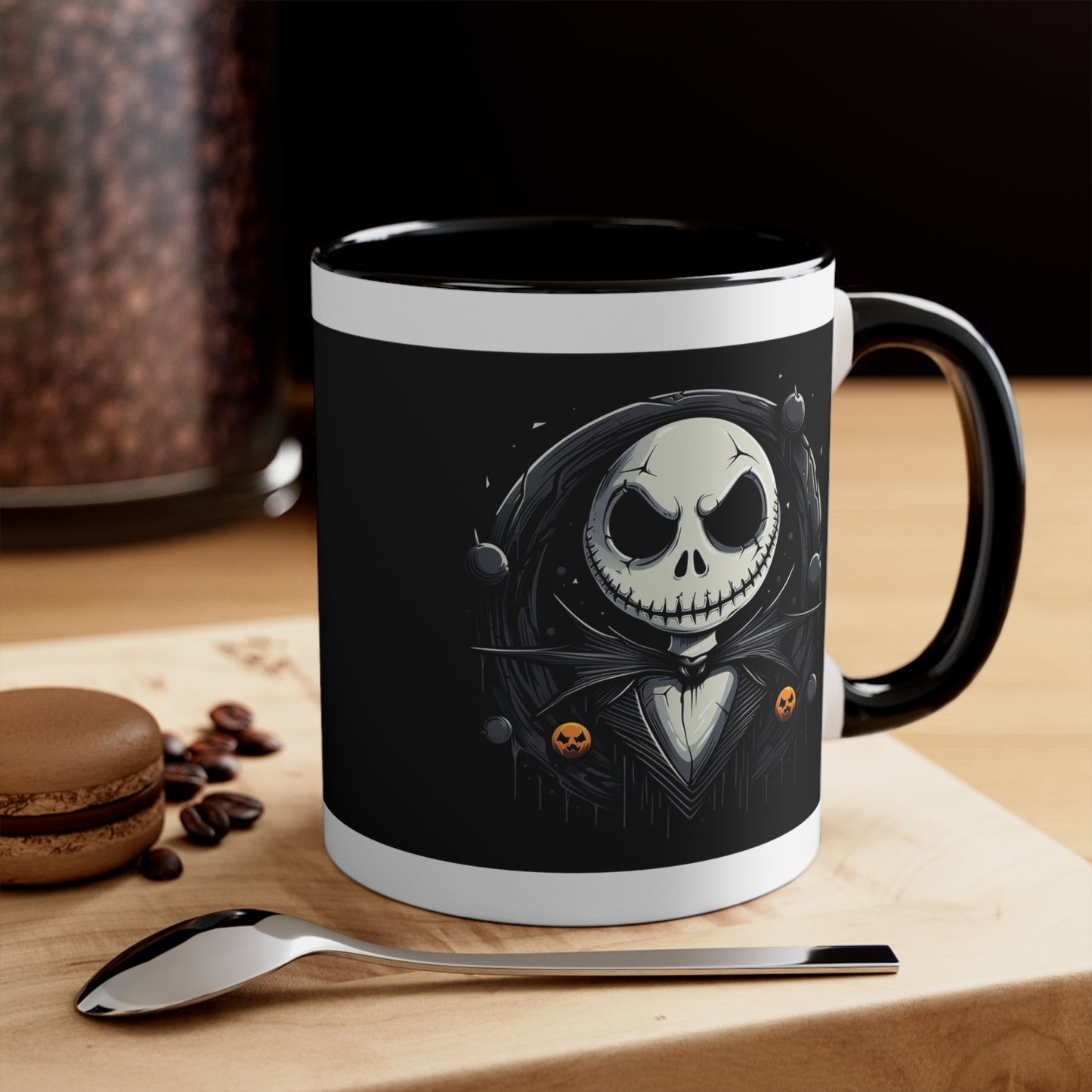 Skeleton King's Midnight Roast Mug - Accent Coffee Mug, 11oz