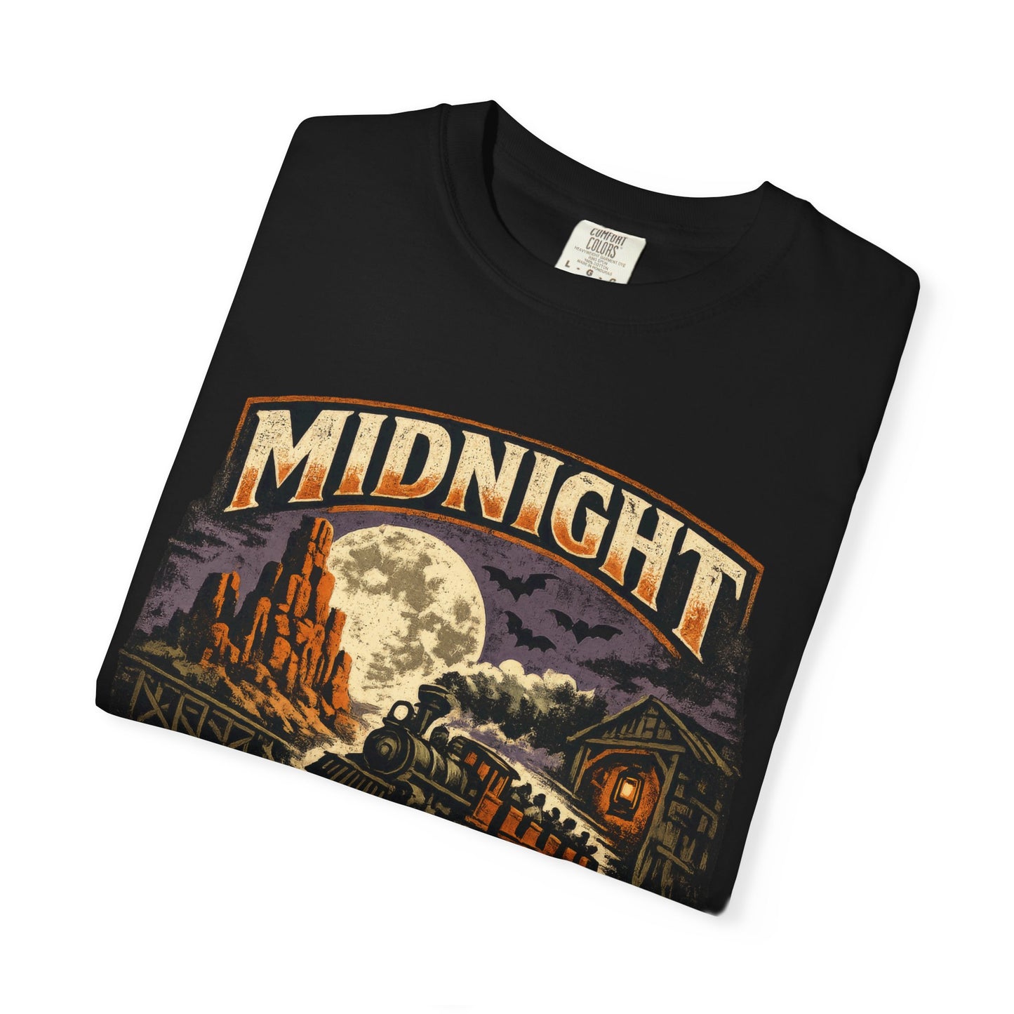 Midnight Mine Run shirt – Halloween railroad parody tee