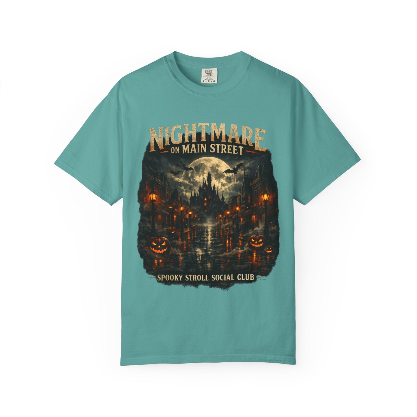Nightmare on Main Street shirt – Spooky Stroll Social Club Halloween tee