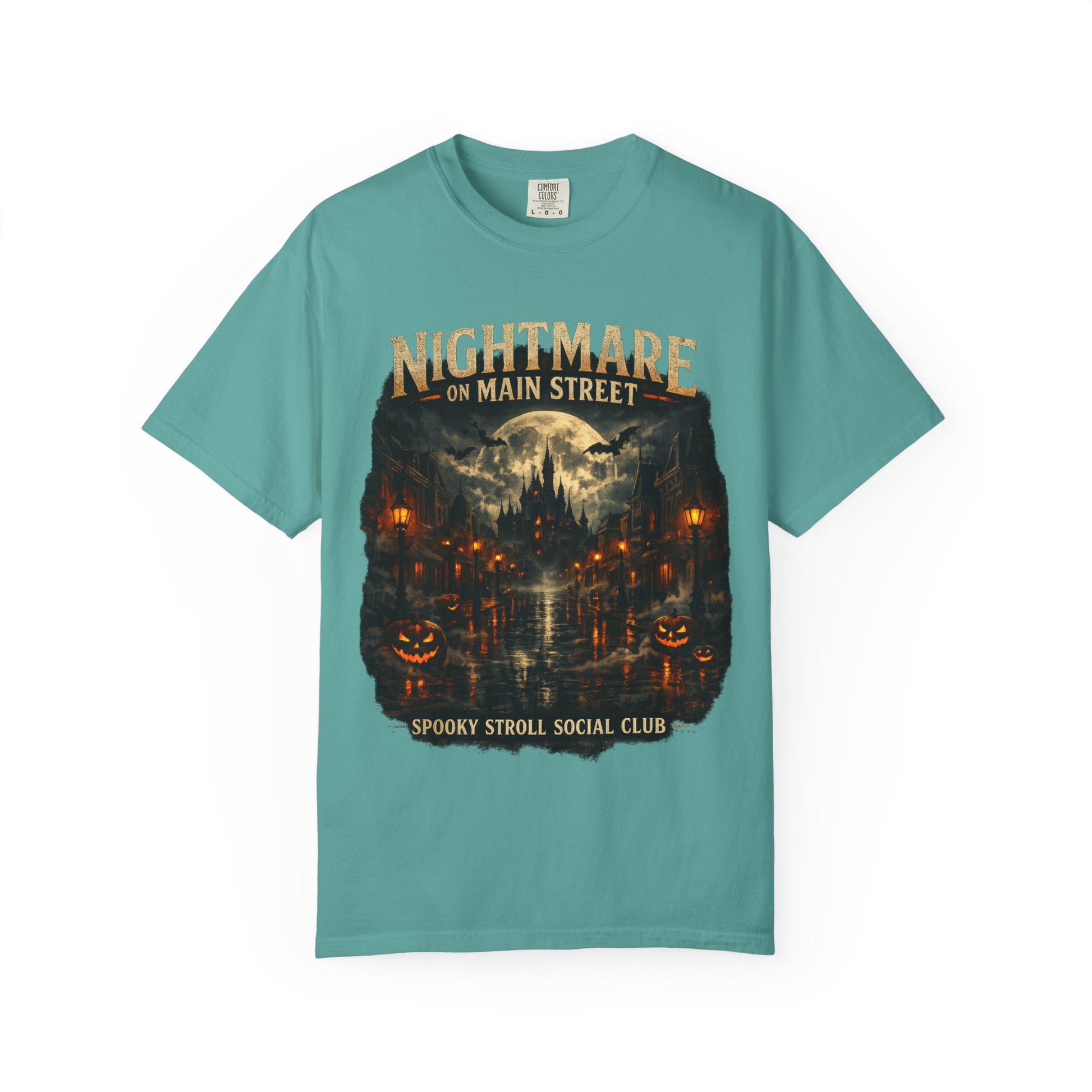 Nightmare on Main Street shirt – Spooky Stroll Social Club Halloween tee