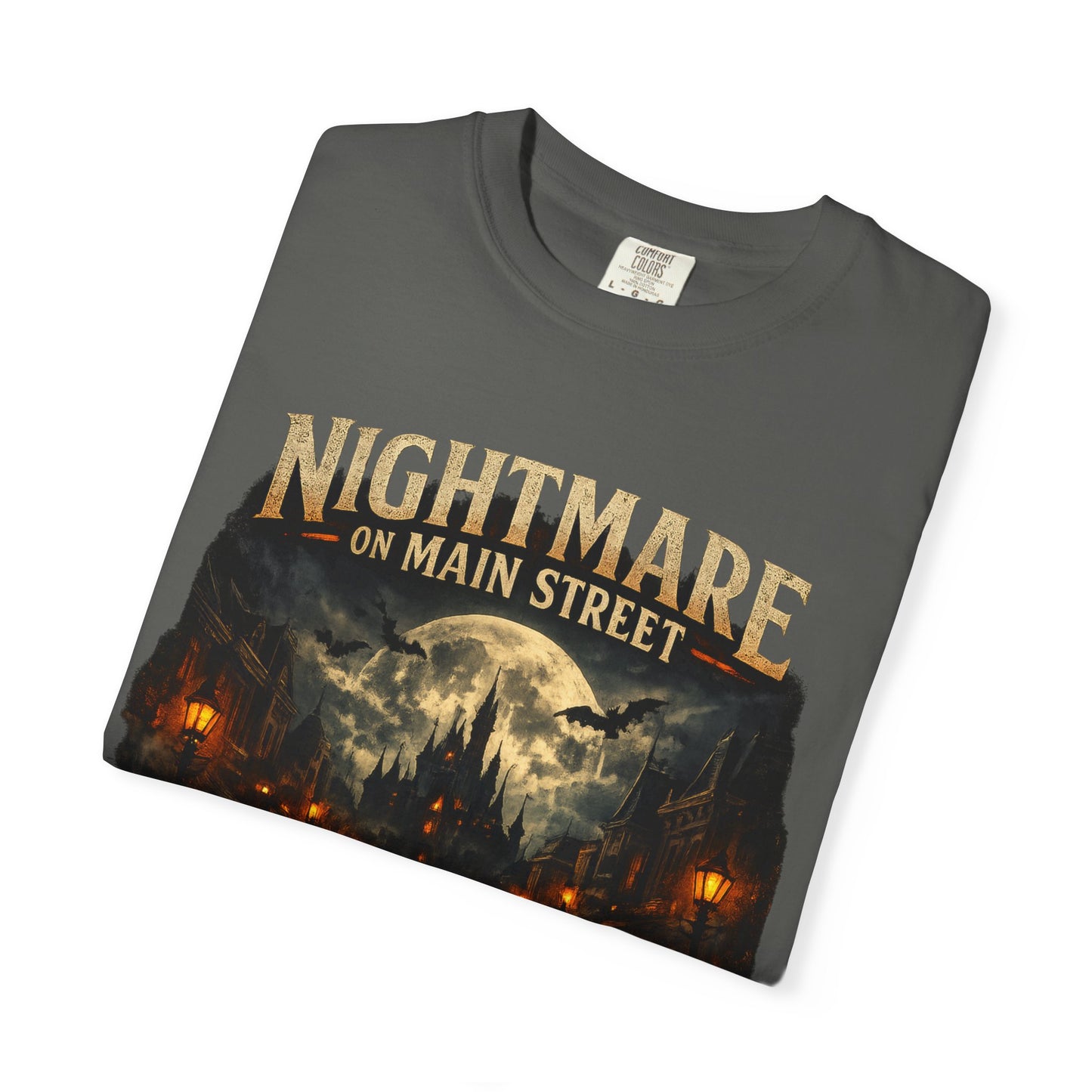 Nightmare on Main Street shirt – Spooky Stroll Social Club Halloween tee